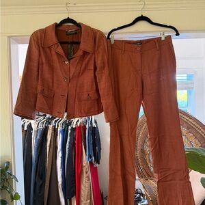 Dolce & Gabbana Terracotta Pantsuit